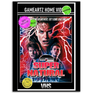GAMEARTZ: SUPERNATURAL 2 VHS Premium Matte Paper Poster