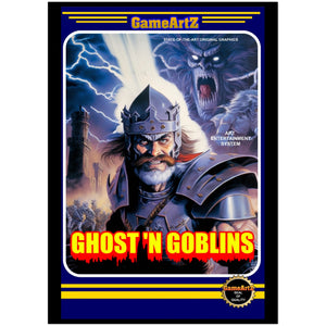 GAMEARTZ Ghost N Goblins Premium Matte Paper Poster