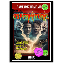 Load image into Gallery viewer, GAMEARTZ: Supernatural VHS Premium Matte Paper Poster
