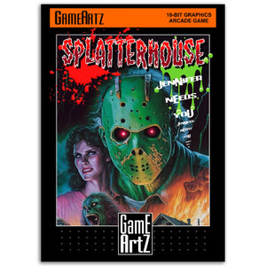 GAMEARTZ: SPLATTERHOUSE Premium Matte Paper Poster
